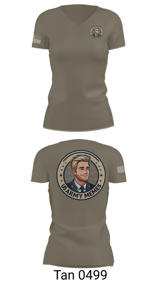 Womens Short Sleeve Vneck Shirt, U.S Army memes, , Teamtime, Team time, sublimation, custom sports apparel, team uniforms, spirit wear, spiritwear, sports uniforms, custom shirts, team store, custom team store, fundraiser sports, apparel fundraiser