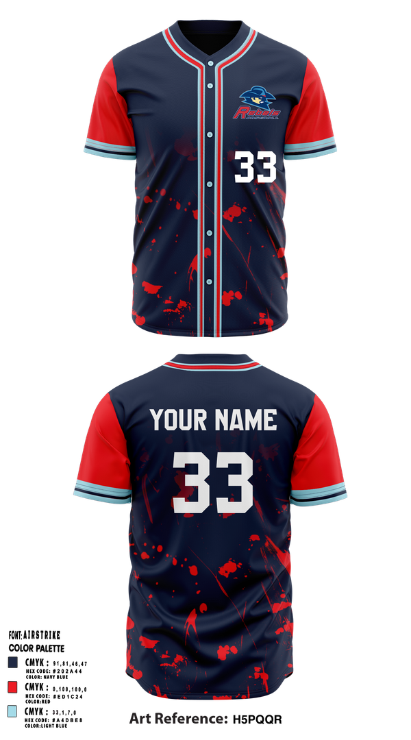 Full Button Baseball Jersey, Rebels Baseball, Baseball, Teamtime, Team time, sublimation, custom sports apparel, team uniforms, spirit wear, spiritwear, sports uniforms, custom shirts, team store, custom team store, fundraiser sports, apparel fundraiser