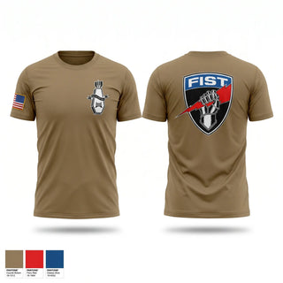 Old School Cotton Feel Shirt, 2-7IN FIST, Army, Teamtime, Team time, sublimation, custom sports apparel, team uniforms, spirit wear, spiritwear, sports uniforms, custom shirts, team store, custom team store, fundraiser sports, apparel fundraiser