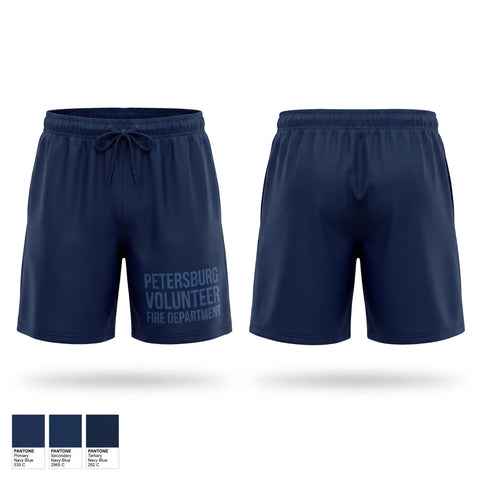 Athletic Shorts With Pockets, Petersburg Volunteer Fire Department, Fire Department, Teamtime, Team time, sublimation, custom sports apparel, team uniforms, spirit wear, spiritwear, sports uniforms, custom shirts, team store, custom team store, fundraiser sports, apparel fundraiser