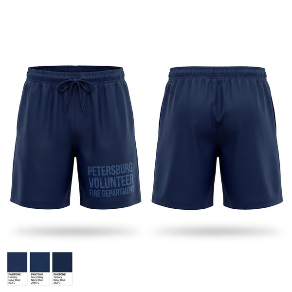 Athletic Shorts With Pockets, Petersburg Volunteer Fire Department, Fire Department, Teamtime, Team time, sublimation, custom sports apparel, team uniforms, spirit wear, spiritwear, sports uniforms, custom shirts, team store, custom team store, fundraiser sports, apparel fundraiser
