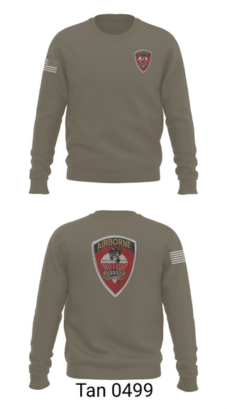 Crew Neck Sweatshirt, , Army, Teamtime, Team time, sublimation, custom sports apparel, team uniforms, spirit wear, spiritwear, sports uniforms, custom shirts, team store, custom team store, fundraiser sports, apparel fundraiser