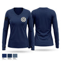 Strasburg Fire Department 14813211 Women's Long Sleeve V-neck Shirt - 1