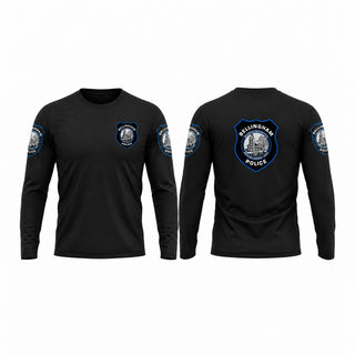 Long Sleeve Performance Shirt, Bellingham Police Department, Police, Teamtime, Team time, sublimation, custom sports apparel, team uniforms, spirit wear, spiritwear, sports uniforms, custom shirts, team store, custom team store, fundraiser sports, apparel fundraiser