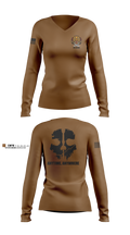 23 CABS 22910633 Women's Long Sleeve V-neck Shirt - 1