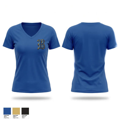 Braham Bombers Women's Short Sleeve V-neck Shirt - 1