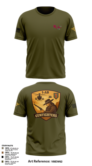 Old School Cotton Feel Shirt, 1-1 Attack Battalion, HHC, S2, Army, Teamtime, Team time, sublimation, custom sports apparel, team uniforms, spirit wear, spiritwear, sports uniforms, custom shirts, team store, custom team store, fundraiser sports, apparel fundraiser