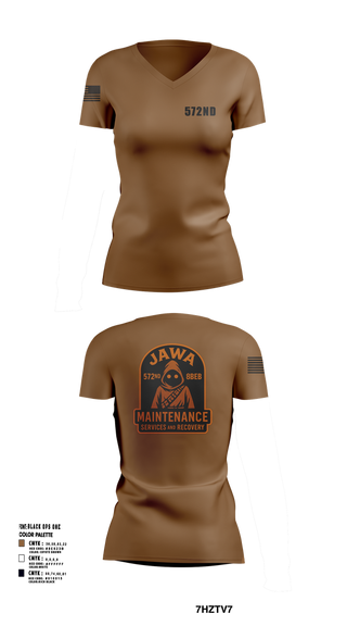 Womens Short Sleeve Vneck Shirt, 572nd, , Teamtime, Team time, sublimation, custom sports apparel, team uniforms, spirit wear, spiritwear, sports uniforms, custom shirts, team store, custom team store, fundraiser sports, apparel fundraiser