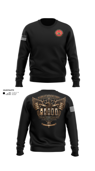 Crew Neck Sweatshirt, Warrant Officer Store, Army, Teamtime, Team time, sublimation, custom sports apparel, team uniforms, spirit wear, spiritwear, sports uniforms, custom shirts, team store, custom team store, fundraiser sports, apparel fundraiser