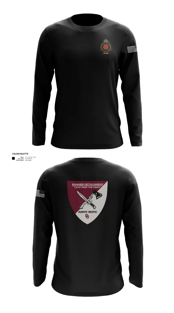 Long Sleeve Performance Shirt, FY 25-26 OU RC, Army, Teamtime, Team time, sublimation, custom sports apparel, team uniforms, spirit wear, spiritwear, sports uniforms, custom shirts, team store, custom team store, fundraiser sports, apparel fundraiser