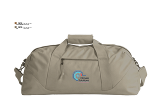 Duffle Bag, Climate Solutions Air conditioning & Refrigeration LLC, , Teamtime, Team time, sublimation, custom sports apparel, team uniforms, spirit wear, spiritwear, sports uniforms, custom shirts, team store, custom team store, fundraiser sports, apparel fundraiser