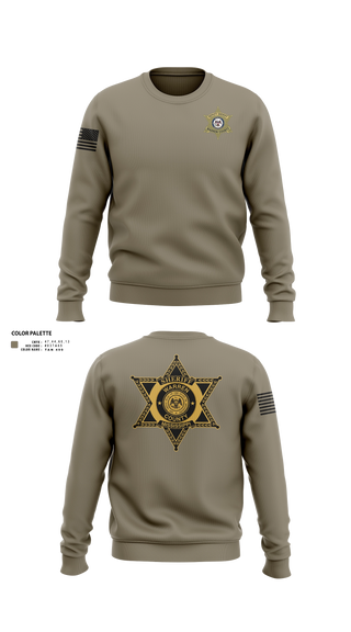 Crew Neck Sweatshirt, Warren County Sheriff Office, Police, Teamtime, Team time, sublimation, custom sports apparel, team uniforms, spirit wear, spiritwear, sports uniforms, custom shirts, team store, custom team store, fundraiser sports, apparel fundraiser