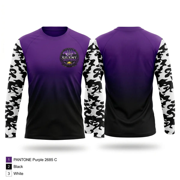 Long Sleeve Performance Shirt, WBC Silent Hunters, Softball, Teamtime, Team time, sublimation, custom sports apparel, team uniforms, spirit wear, spiritwear, sports uniforms, custom shirts, team store, custom team store, fundraiser sports, apparel fundraiser