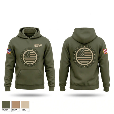 Hoodie, Daphne PD SWAT, Police, Teamtime, Team time, sublimation, custom sports apparel, team uniforms, spirit wear, spiritwear, sports uniforms, custom shirts, team store, custom team store, fundraiser sports, apparel fundraiser