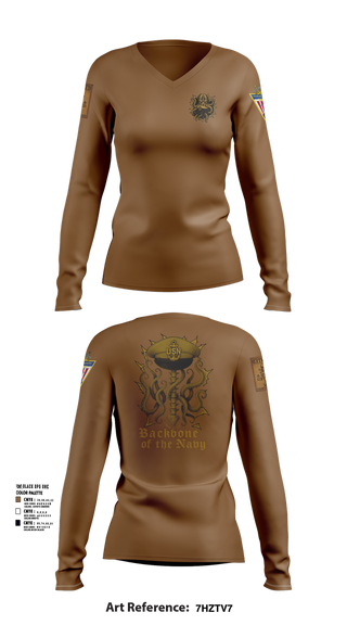 Womens Long Sleeve Vneck Shirt, NAS Patuxent River, , Teamtime, Team time, sublimation, custom sports apparel, team uniforms, spirit wear, spiritwear, sports uniforms, custom shirts, team store, custom team store, fundraiser sports, apparel fundraiser