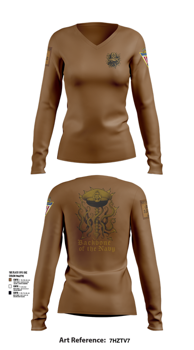 NAS Patuxent River 87984476 Women's Long Sleeve V-neck Shirt - 101