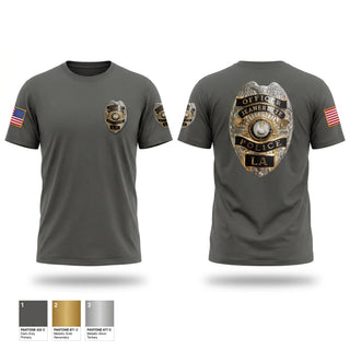 Old School Cotton Feel Shirt, Jeanerette Police Department, Police, Teamtime, Team time, sublimation, custom sports apparel, team uniforms, spirit wear, spiritwear, sports uniforms, custom shirts, team store, custom team store, fundraiser sports, apparel fundraiser