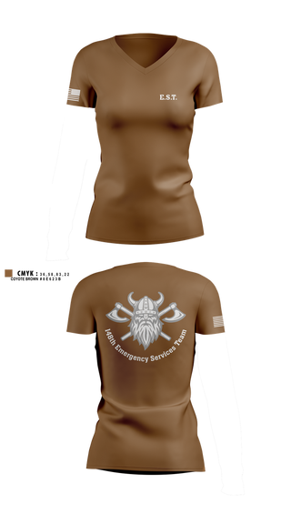 Womens Short Sleeve Vneck Shirt, 148th E.S.T., Police, Teamtime, Team time, sublimation, custom sports apparel, team uniforms, spirit wear, spiritwear, sports uniforms, custom shirts, team store, custom team store, fundraiser sports, apparel fundraiser