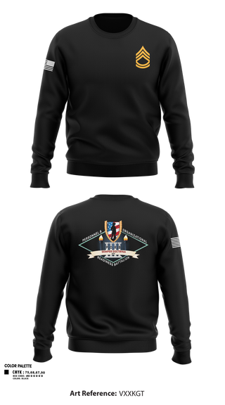 Crew Neck Sweatshirt, Personnel and Organizational Readiness Battalion, National Guard, Teamtime, Team time, sublimation, custom sports apparel, team uniforms, spirit wear, spiritwear, sports uniforms, custom shirts, team store, custom team store, fundraiser sports, apparel fundraiser