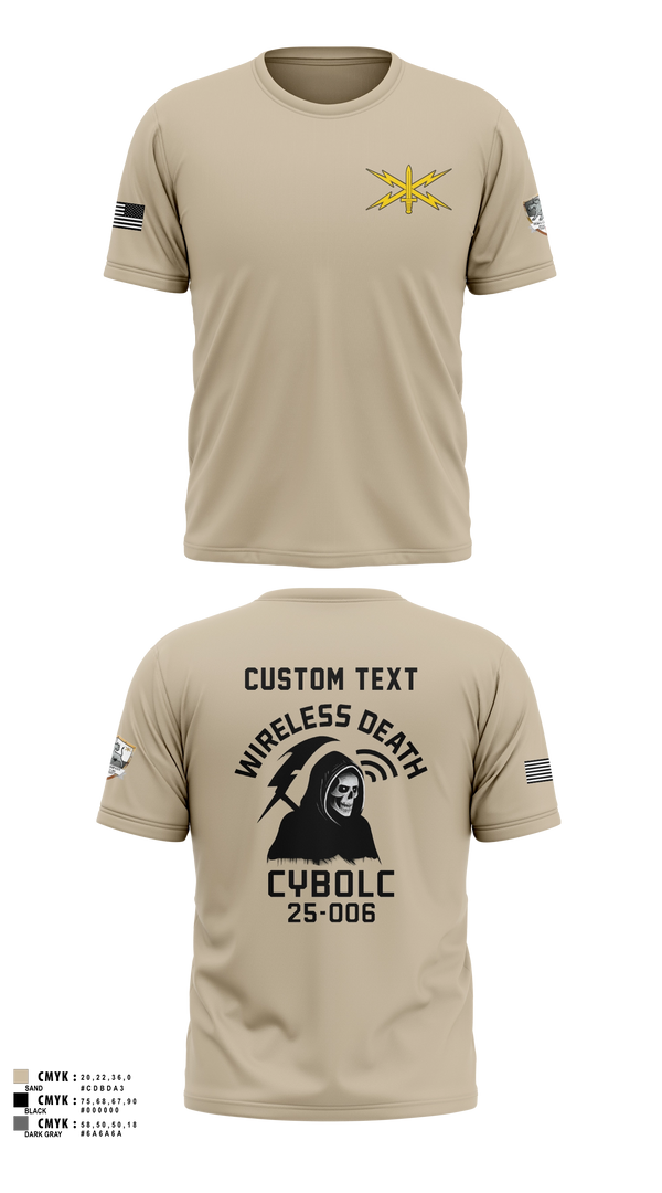 Short Sleeve Performance Shirt, Bravo Company, 401st Cyber Battalion, Army, Teamtime, Team time, sublimation, custom sports apparel, team uniforms, spirit wear, spiritwear, sports uniforms, custom shirts, team store, custom team store, fundraiser sports, apparel fundraiser