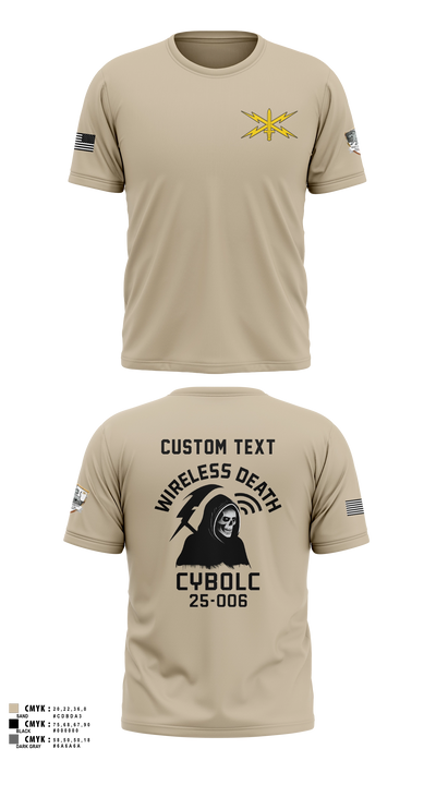 Bravo Company, 401st Cyber Battalion 75539801 Short Sleeve Performance Shirt - 6