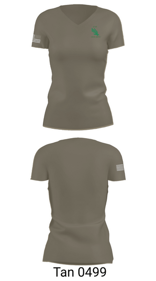 Womens Short Sleeve Vneck Shirt, UNT Army ROTC, Army, Teamtime, Team time, sublimation, custom sports apparel, team uniforms, spirit wear, spiritwear, sports uniforms, custom shirts, team store, custom team store, fundraiser sports, apparel fundraiser