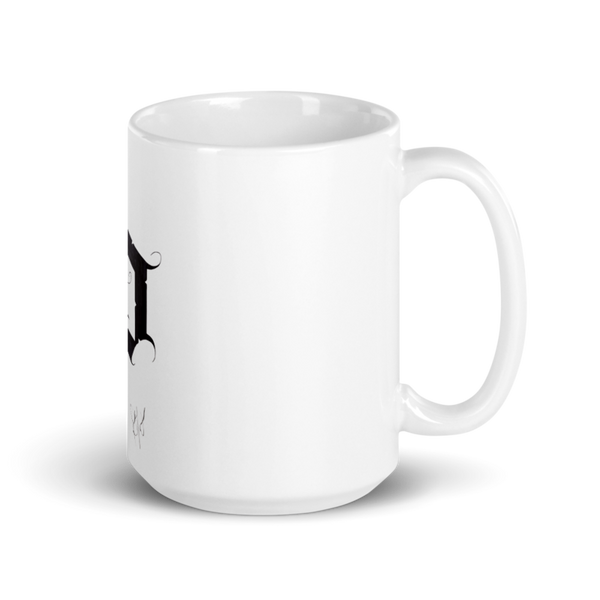 Duvall Designs 64041515 White Glossy Mug - Medium