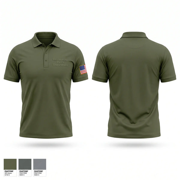 Short Sleeve Performance Polo, Westminster Police Department, Police, Teamtime, Team time, sublimation, custom sports apparel, team uniforms, spirit wear, spiritwear, sports uniforms, custom shirts, team store, custom team store, fundraiser sports, apparel fundraiser
