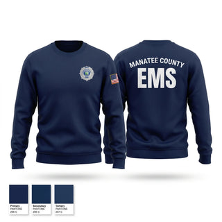 Crew Neck Sweatshirt, Manatee County EMS, EMS/EMT, Teamtime, Team time, sublimation, custom sports apparel, team uniforms, spirit wear, spiritwear, sports uniforms, custom shirts, team store, custom team store, fundraiser sports, apparel fundraiser