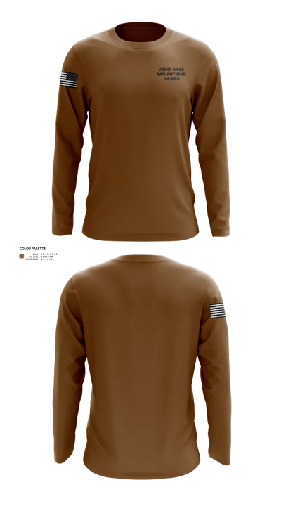 Joint Base San Antonio 4A/MSC 19646958 Long Sleeve Performance Shirt 40