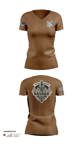 Womens Short Sleeve Vneck Shirt, 4-10 CAV 3 ABCT 4 ID, , Teamtime, Team time, sublimation, custom sports apparel, team uniforms, spirit wear, spiritwear, sports uniforms, custom shirts, team store, custom team store, fundraiser sports, apparel fundraiser