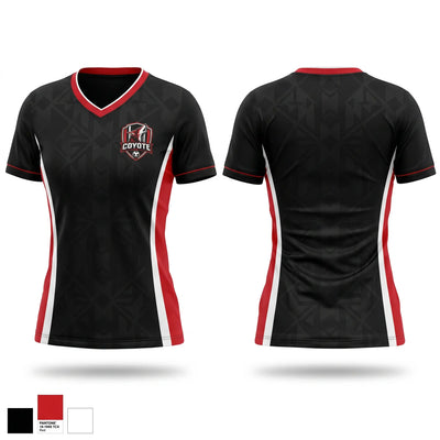 Los Coyotes Women's Short Sleeve V-neck Shirt - 1