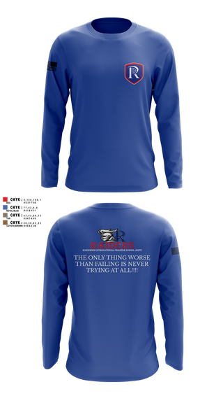 Long Sleeve Performance Shirt, RICS Raiders, Army, Teamtime, Team time, sublimation, custom sports apparel, team uniforms, spirit wear, spiritwear, sports uniforms, custom shirts, team store, custom team store, fundraiser sports, apparel fundraiser