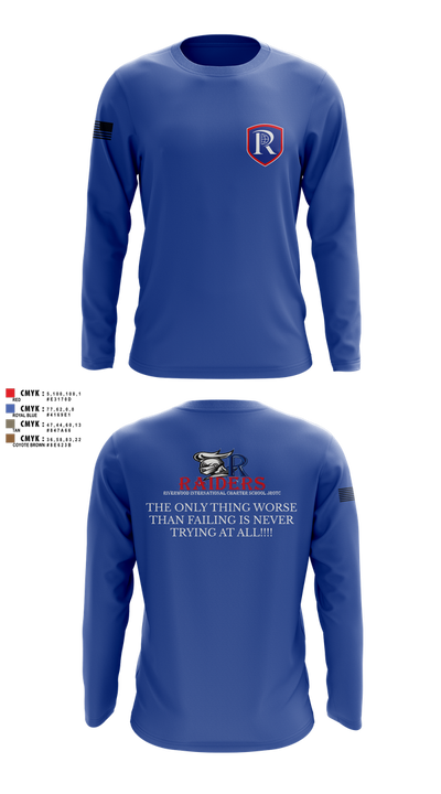 RICS Raiders 86682498 Long Sleeve Performance Shirt 10