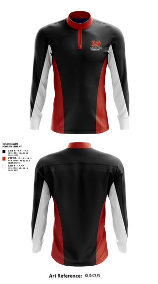 Quarter Zip Jacket, Marlboro Dukes, Bowling, Teamtime, Team time, sublimation, custom sports apparel, team uniforms, spirit wear, spiritwear, sports uniforms, custom shirts, team store, custom team store, fundraiser sports, apparel fundraiser