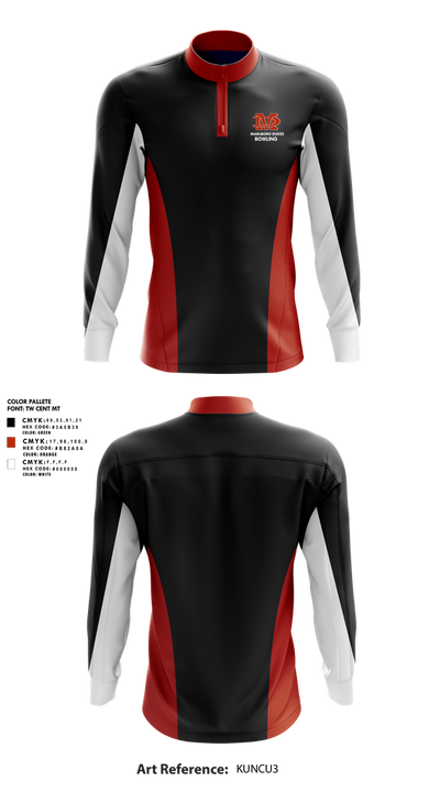 Marlboro Dukes 19231300 Quarter Zip Jacket - 1
