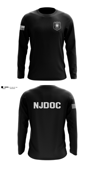 Long Sleeve Performance Shirt, NJDOCNJDOC, Police, Teamtime, Team time, sublimation, custom sports apparel, team uniforms, spirit wear, spiritwear, sports uniforms, custom shirts, team store, custom team store, fundraiser sports, apparel fundraiser