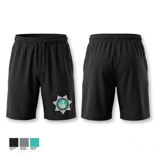 Athletic Shorts With Pockets, Polk County School Guardian, Police, Teamtime, Team time, sublimation, custom sports apparel, team uniforms, spirit wear, spiritwear, sports uniforms, custom shirts, team store, custom team store, fundraiser sports, apparel fundraiser