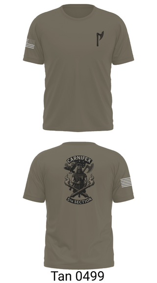 Short Sleeve Performance Shirt, 2-8 FA, C BTRY, , Teamtime, Team time, sublimation, custom sports apparel, team uniforms, spirit wear, spiritwear, sports uniforms, custom shirts, team store, custom team store, fundraiser sports, apparel fundraiser