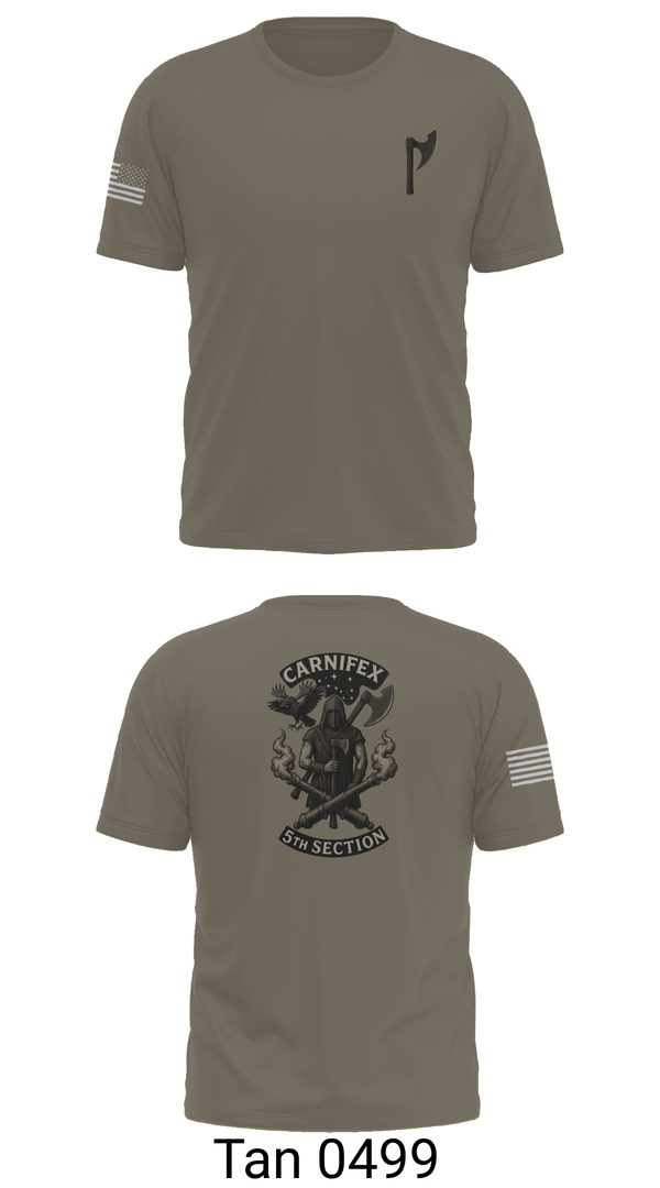 Short Sleeve Performance Shirt, 2-8 FA, C BTRY, , Teamtime, Team time, sublimation, custom sports apparel, team uniforms, spirit wear, spiritwear, sports uniforms, custom shirts, team store, custom team store, fundraiser sports, apparel fundraiser