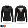 3rd Women's Long Sleeve V-neck Shirt - 1