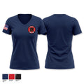 Mount Pleasant Volunteer Fire Women's Short Sleeve V-neck Shirt - 1