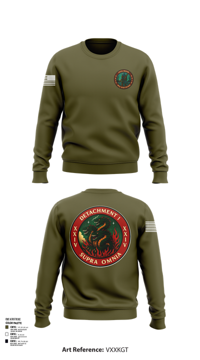 Detachment 1, 24th MDSB 49802931 Crew Neck Sweatshirt - 102