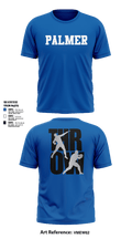 Palmer Track and Field 93606255 Short Sleeve Performance Shirt - 1