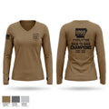 Recruiting & Retention BN Women's Long Sleeve V-neck Shirt - 1