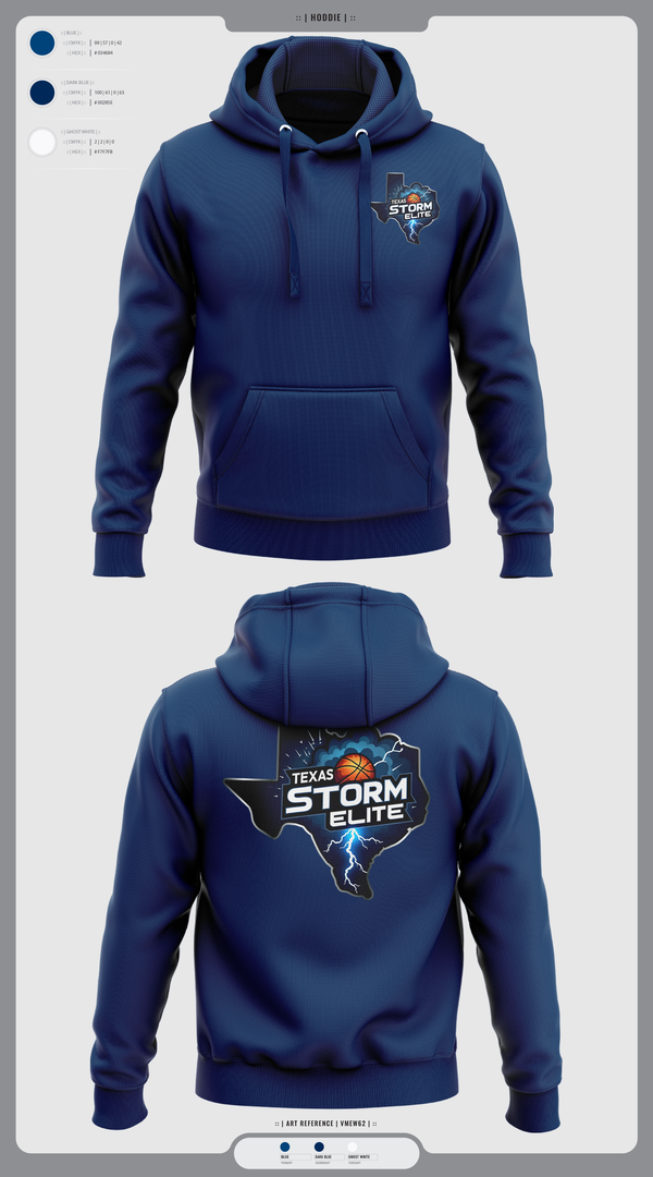 Hoodie, Texas Storm, Men's Basketball, Teamtime, Team time, sublimation, custom sports apparel, team uniforms, spirit wear, spiritwear, sports uniforms, custom shirts, team store, custom team store, fundraiser sports, apparel fundraiser