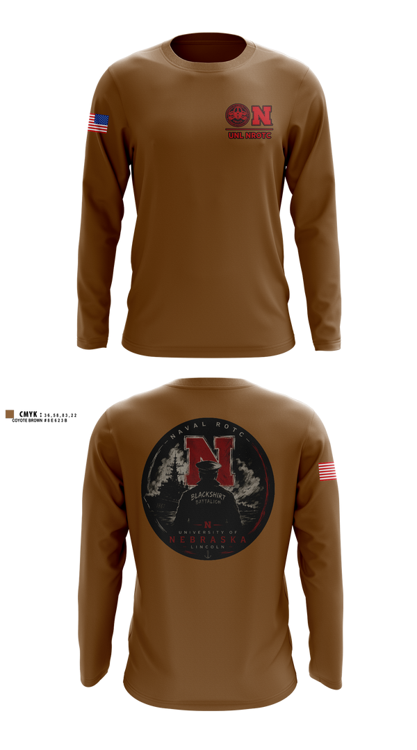 Long Sleeve Performance Shirt, Blackshirt Battalion, Navy, Teamtime, Team time, sublimation, custom sports apparel, team uniforms, spirit wear, spiritwear, sports uniforms, custom shirts, team store, custom team store, fundraiser sports, apparel fundraiser