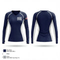 Parkchester Police Anti Crime 65243344 Women's Long Sleeve V-neck Shirt - 1