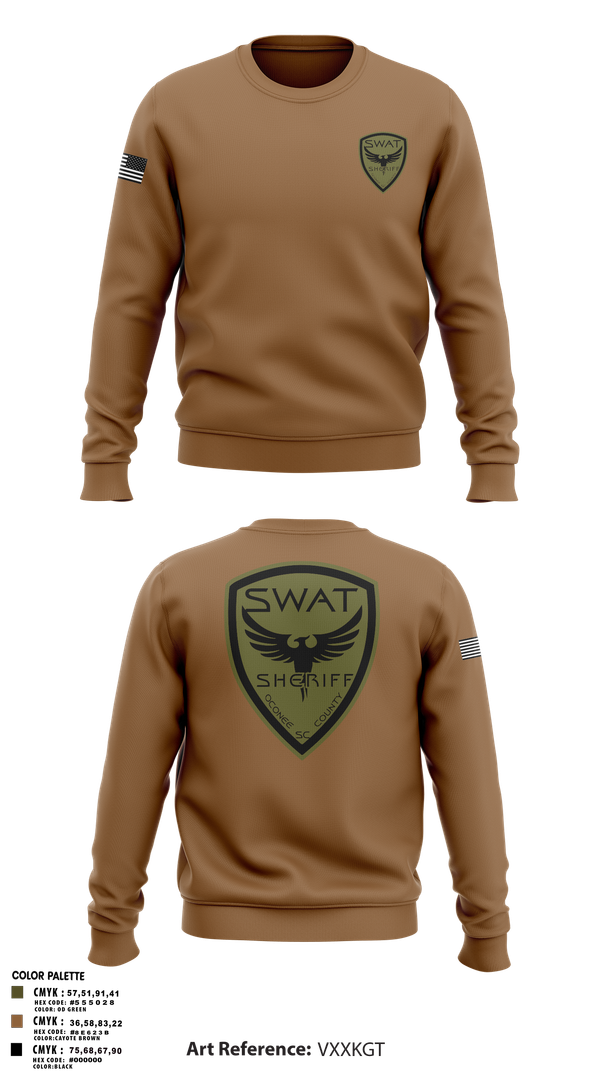 Crew Neck Sweatshirt, SWAT, , Teamtime, Team time, sublimation, custom sports apparel, team uniforms, spirit wear, spiritwear, sports uniforms, custom shirts, team store, custom team store, fundraiser sports, apparel fundraiser