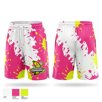 Bayside Bananas Athletic Shorts With Pockets - 1